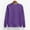 Purple, variant on Blmnix Trendy Womens Tops White Sweatshirt Long Sleeve Loose Crew Neck Solid Pullover Womans Tops Fashion