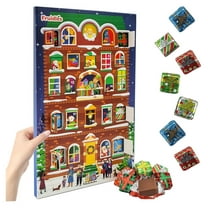 Christmas Chocolate Advent Calendar, Christmas By The Creek, Christmas Calendar, 24 Pieces (12-Pack)