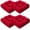 Red, variant on Chair Cushions for Dining Chair, Shredded Memory Foam Kitchen Chair Cushions Set of 4, Non-Slip Thick Dinning Room Chair Pads Seat Cushions, 15.5" x 15.5" x 4" (Red)