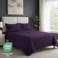 thumbnail image 5 of Bed Sheets Set, Microfiber Bedding Set, Deep Pockets, Wrinkle & Fade Resistant, Hypoallergenic Sheet & Bed Pillow Cases, 6-Piece (King, Purple), 5 of 9