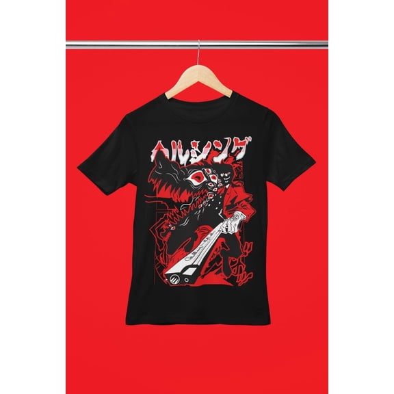 Anime Hellsing T-Shirt: Japanese Anime Vampire Unisex Shirt