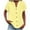 #Yellow, variant on Xixinqiwan Women Tops under $10.00,Womens Work Blouses Short Sleeve Button Down Tops V Neck Collared Casual Business Plain Basic Summer Shirts