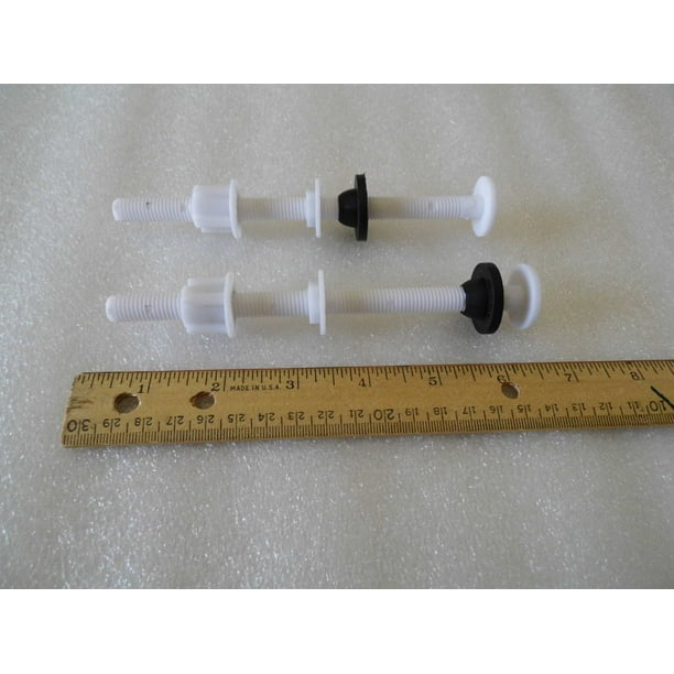 Nuflush 6 Inch Replacement For Kohler Toilet Seat Bolts Made Raised Seats Two Hinge - Kohler Toilet Seat Bolts