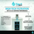 thumbnail image 5 of Tier1 Plus NSF 53&42 Certified Replacement for 5231JA2002A / LT500P LG Comparable Refrigerator Water Filter, 4-Pack - Reduces 99% LEAD, 5 of 9