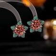 thumbnail image 2 of French Retro Celebrity Elegant Temperament Flower Stud Earrings High-end Earrings Women's S925 Silver Needle Zircon Earrings, 2 of 11