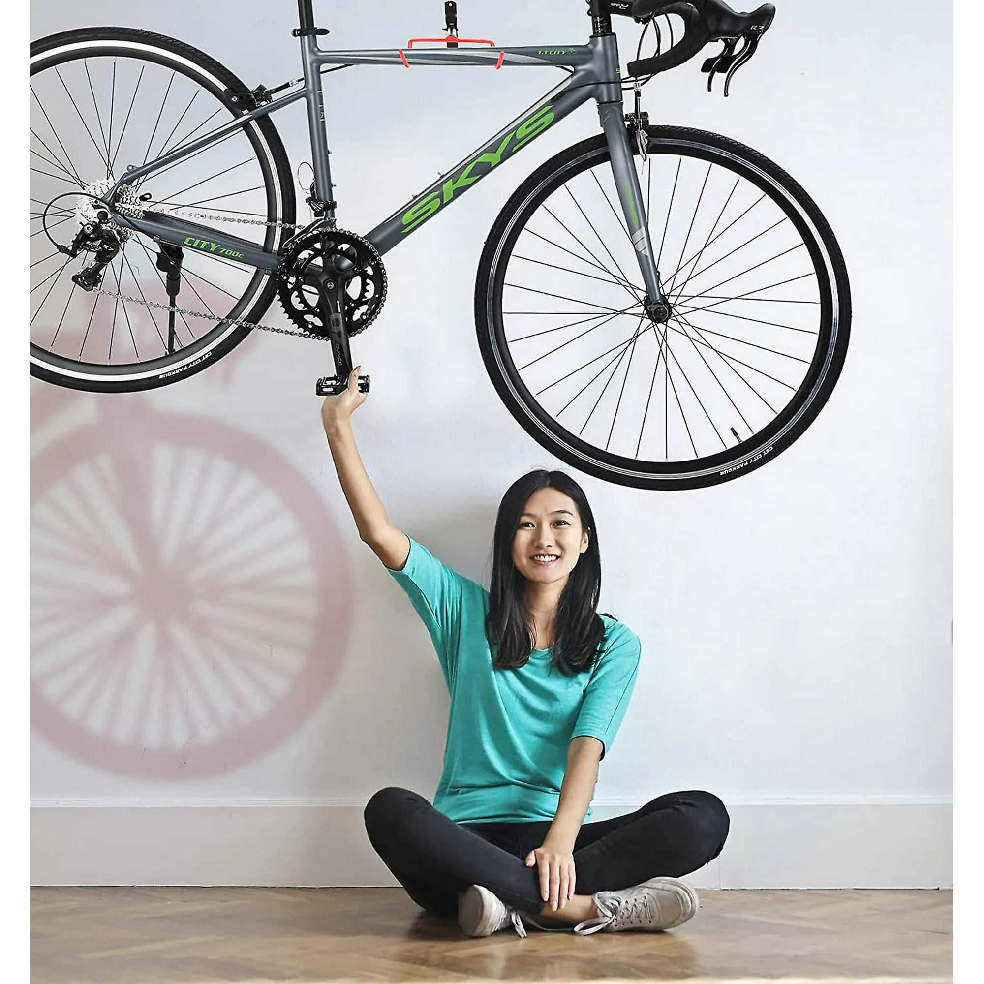 Bike Wallmount Bike Rack Garage Bike Racks For Garage Storage bike Hanger Wall Mount Foldable 2 Pack Walmart