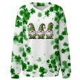 thumbnail image 2 of Xuyuer Women's Round Neck St. Patrick's Day Printed Long Sleeve Shirts Sweatshirt - Festive Holiday Graphic Pullover Top for Seasonal Parties, Gift Exchanges and Cozy Spring Summer Wear, 2 of 5