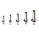 thumbnail image 4 of Varios Torllos de Rosca de Cabeza Plana de M2 / M3 M5 / M6 Allen Socket , Plata M3 * 15 Soledad Tornillos Allen, 4 of 7