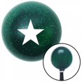 thumbnail image 1 of White Rear Admiral Lower Half Green Metal Flake Shift Knob with M16 x 1.5 Insert Brody, 1 of 1