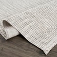 thumbnail image 5 of Hauteloom Large Woven Cotton Vacuum - Bohemian Fringe Carpet for Living Room, Bedroom - Brown, Cream, Beige, Gray, 7'9, 5 of 17