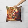 thumbnail image 2 of Carolines Treasures DAC4172PW1818 18 x 18 in. Yorkshire Terrier Yorkie & Santa Claus Throw Pillow, 2 of 5