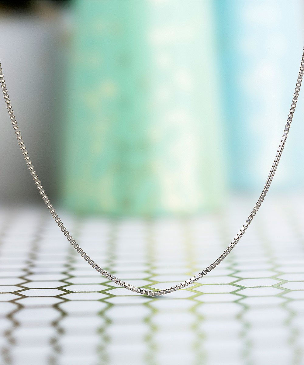 Amy & Annette Italian Sterling Silver Box Chain 24" photo 5