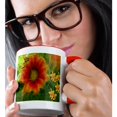 thumbnail image 2 of Floral Printed Mug 11oz Two-Tone Red, 2 of 7