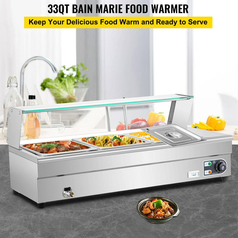4/3 Electric Food Warmer, 1500W