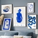 thumbnail image 4 of Póster de lienzo HD con líneas de cuerpo de niña azul, arte de pared abstracto simple escandinavo, impresión para decoración del hogar, dormitorio y sala de estar, 4 of 5