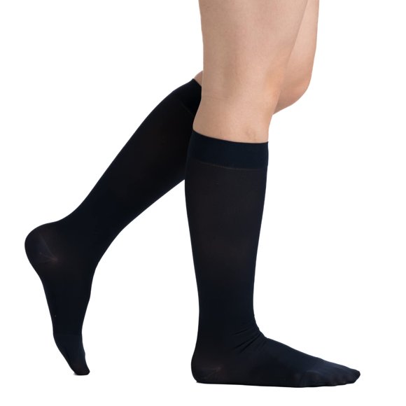 EvoNation Chaussettes de Compression Graduées pour Hommes et Femmes Hauteur Genou 30-40 mmHg - Vêtement de Compression à Pression Extra Ferme