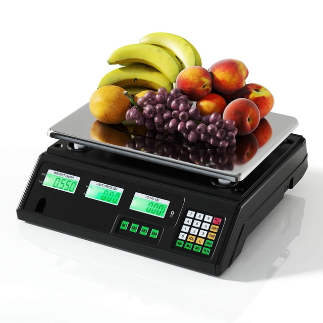 Costway 88lb Price Computing Scale with Counting Function, Stainless Steel Platform