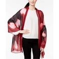 thumbnail image 2 of Style&co. Women’s 26 x 72-in Watercolor Heart Scarf Wrap, Black, 2 of 3