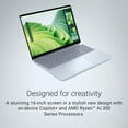 thumbnail image 2 of Dell - Plus - Copilot+ PC - 16" 2K Touchscreen Laptop - AMD Ryzen AI 7 350 2025 - 32GB Memory - 1TB Storage - Ice Blue, 2 of 4