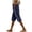 Navy, variant on Tumotour Linen Shorts For Women Running Workout Gym Short High Waisted With Pocket Half Shorts Pants Drawstring Side Pockets For Casual Wear