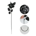 thumbnail image 4 of Halloween Artificial Rose with Creepy Crawlers Spooky Floral Arrangement Horror Party Decor(Black), 4 of 9
