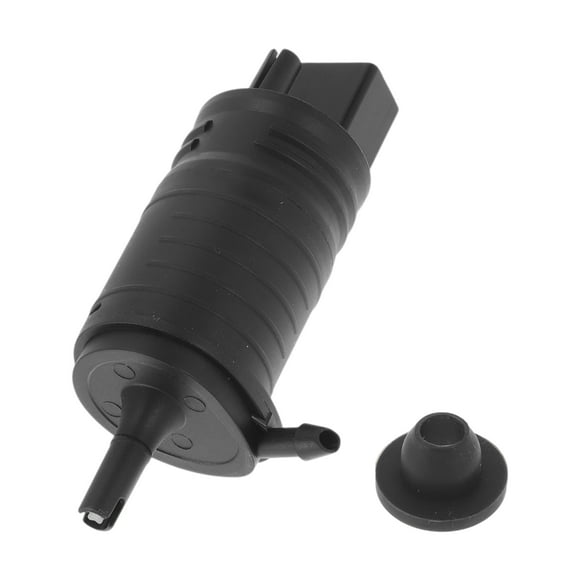Bomba de lavado de parabrisas Unique Bargains con tapón para Acura TL Bomba de lavado de parabrisas Frontal Bomba de líquido limpiaparabrisas Bomba de limpiaparabrisas No.68081805AA Negra 1 juego