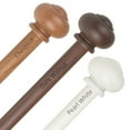 thumbnail image 4 of InStyleDesign  Coiled 1 inch Faux Wood Curtain Rod Pearl White 28 to 48 inches White Finish, 4 of 5
