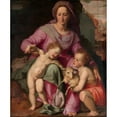 thumbnail image 3 of Santi Di Tito 20x23 Black Modern Framed Museum Art Print Titled - Madonna and Child with the Infant Saint John the Baptist (Early 1570s), 3 of 5