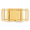 thumbnail image 2 of 14K Yellow Gold 10mm Flat with Step Edge Band Ring Size 13, 2 of 7