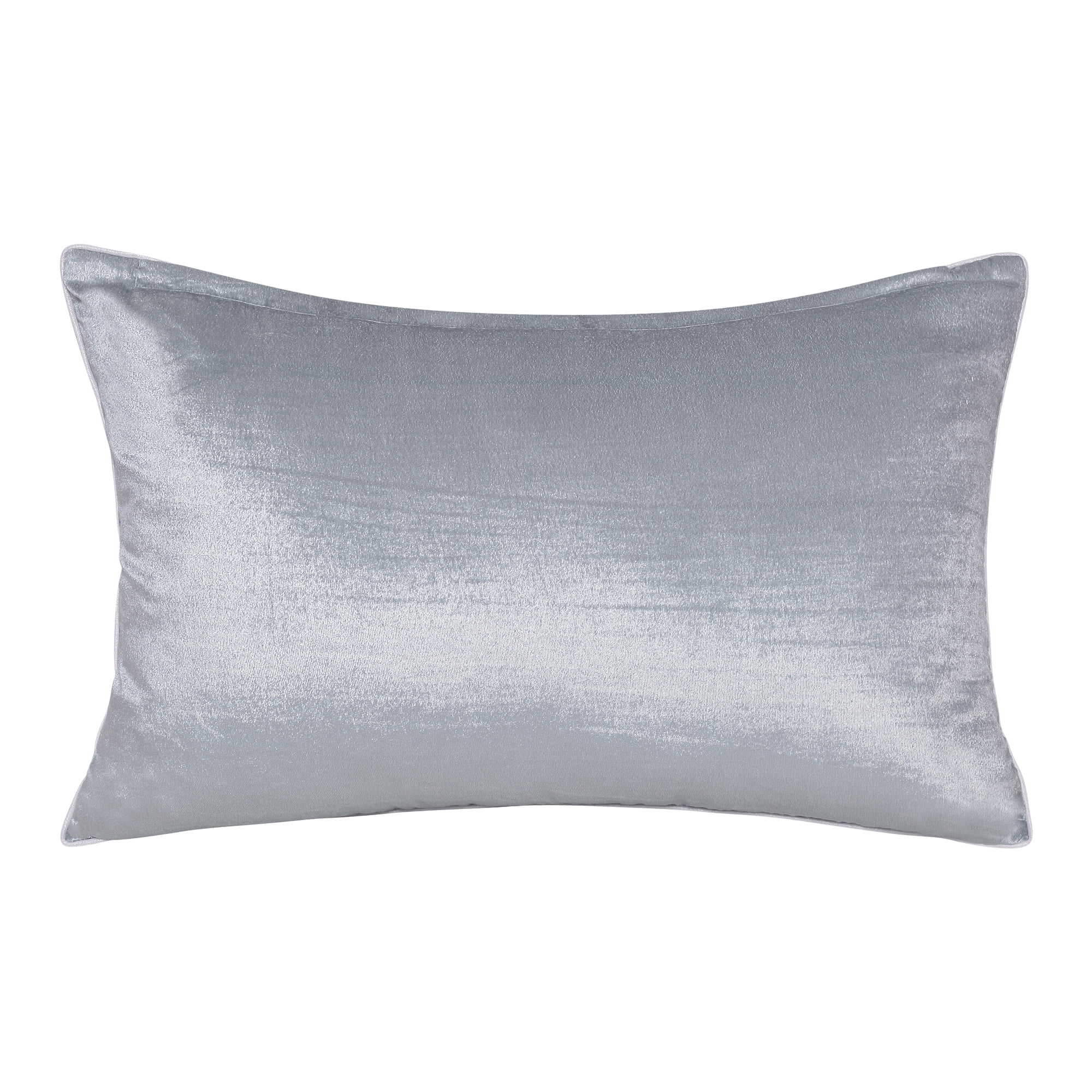 Harlow Hill Demi 16" x 24" Ivory/Silver Abstract Polyester Adult Decorative Throw Pillow Cover