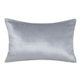 thumbnail image 6 of Ox Bay Mabel Abstract Glam Polyester Hand Woven Lumbar Pillow, Ivory/Silver, 16" x 24", 6 of 11