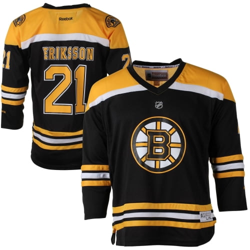 Loui Eriksson Boston Bruins Reebok Youth Replica Player Hockey Jersey Black L XL by Outerstuff