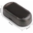 thumbnail image 3 of Alarma solar para coche con luz LED simulada, luces de alarma antirrobo, lámpara de seguridad intermitente (roja), 3 of 5