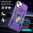 thumbnail image 5 of Case for iPhone 15 Plus Case for 15 Plus,with Camera Cover,[Military Grade Drop Tested],Heavy Duty Shockproof Protective Case,for 15 Plus Case Purple, 5 of 12