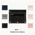 thumbnail image 4 of 3 Compartment Mesh Zipper Pencil Pouch, 10''x 7'' Transparent Lightweight Pen Storage Bag, 4 of 7