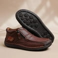 thumbnail image 3 of The First Young Driving Boots Men, Men’s Handmade Premium Leather Slip-On Driving Boots Travel & Outdoor, 3 of 7