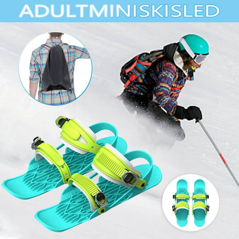 Freestyle Ride with Snowfeet* Mini Skiskates, Short Ski, Mini Ski