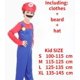 thumbnail image 3 of Disfraz de Super Luigi Brothers para adultos, mono con barba, sombrero y mochila, disfraz de Halloween, 3 of 5