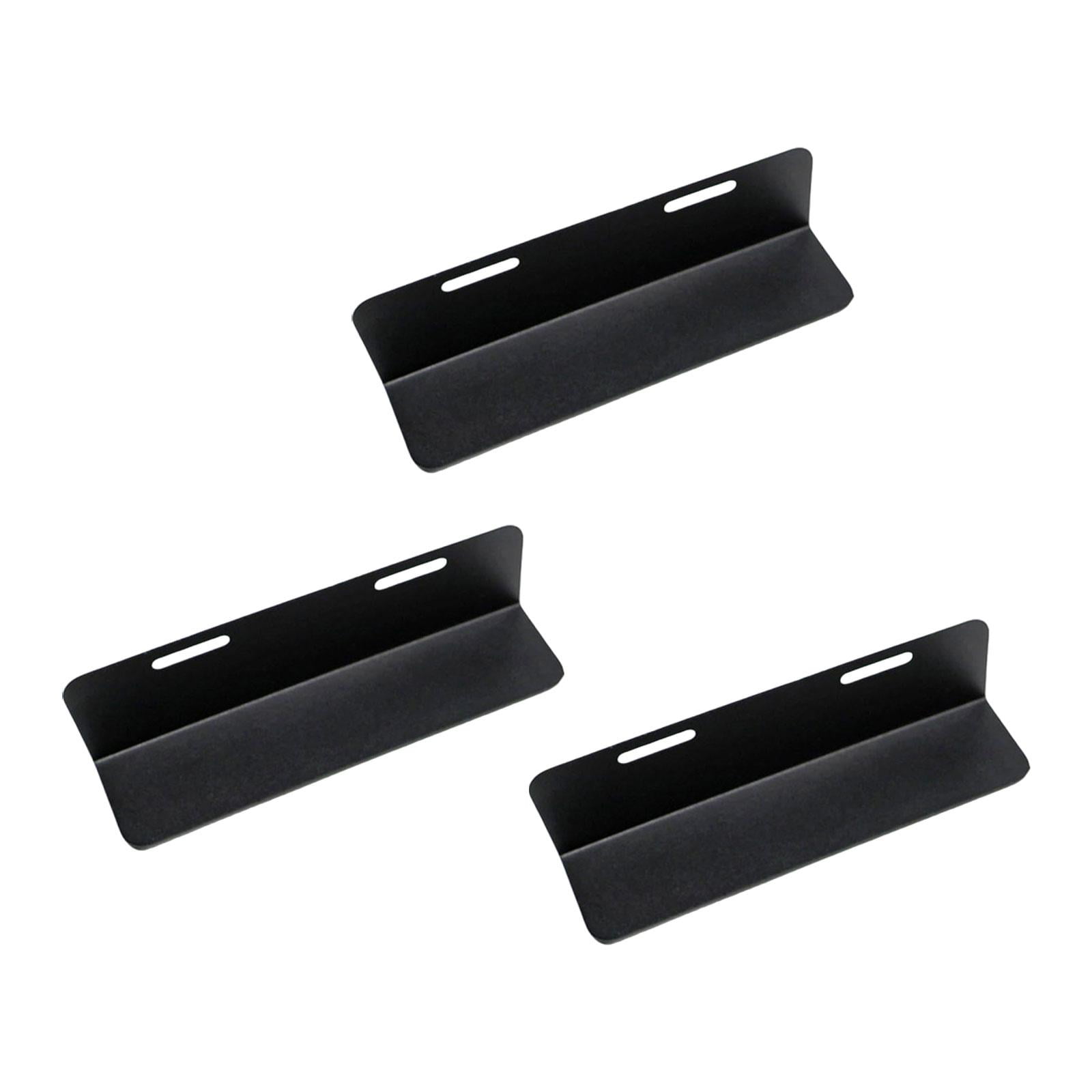 3 Pieces Car Trunk Organizer Dividers Cargo Containment Automotive Accessories 19x50cm Sturdy Metal for Vehicle Trunks