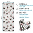 thumbnail image 2 of White Cow Head Pattern Hot Yoga Mat Towel Non Slip for Hot Yoga - Quick-Drying Yoga Mat Cover with 4 Corner Pockets with Travel Bag - Hot Yoga Towel Non Slip Grip Moisture Wicking Sweat 70"x26", 2 of 6