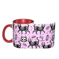 thumbnail image 3 of Halloween Coffee Mug, skull cat halloween Ceramic Tea Cups Halloween Party Cups for Hot/Cold Beverages, Cute Coffee Cups for Kitchen Holiday Gift Coffee Bar Accessories, 3 of 6