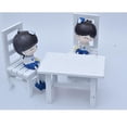 thumbnail image 2 of Juego de Sillas de Mesa de Comedor en Miniatura para 1:6 para Accesorios de Muebles de Muñeca de 12 Pulgadas (blanco, Rosa, Verde, Neg Macarena Sillas de mesa de comedor de casa de muñecas, 2 of 7