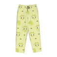 thumbnail image 6 of Uemuo Cute Frog3 Pattern Women's Wide Leg Palazzo Lounge Pants with Pockets Light Weight Loose Comfy Casual Pajama Pants-XX-Large, 6 of 9