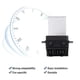 thumbnail image 5 of Chrysler Town & Country Caravan Jeep Heater Blower Motor Fan Resistor 04885482AC 04885482AD 04885482AA 0719 Edition, 5 of 5