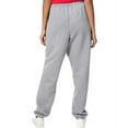 thumbnail image 4 of Hanes EcoSmart Men's Fleece Sweatpants, Comfortable, Cotton Blend Lounge Pants, Light Steel, L, 4 of 6
