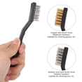 thumbnail image 4 of PENGXIANG 12pcs Wire Brush Set Steel Brass Nylon Bristle Mini Rust Removal Cleaning Tool, 4 of 9