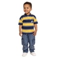 thumbnail image 2 of Wonder Nation Toddler Boys Embroidered Graphic Henley Tee with Short Sleeves, Sizes 12M-5T, 2 of 6
