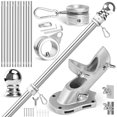 thumbnail image 1 of Kit de Mástil para Bandera Anovo 213 cm Acero Inoxidable con Anillos Giratorios, 1 of 7