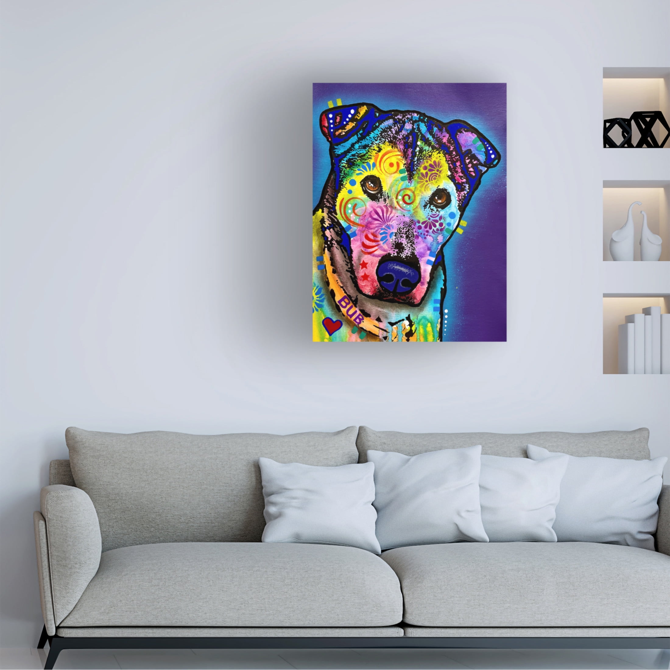 Canvas Wall Art - Dean Russo 'Stand' Wall Art for Living Room, Bedroom, or Office Décor by Trademark Fine Art - 24 x 32 Inches