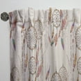 thumbnail image 3 of Designart 'Bohemian Dream Catcher With Feathers and Beads' Southwestern Curtain Panel, 3 of 5